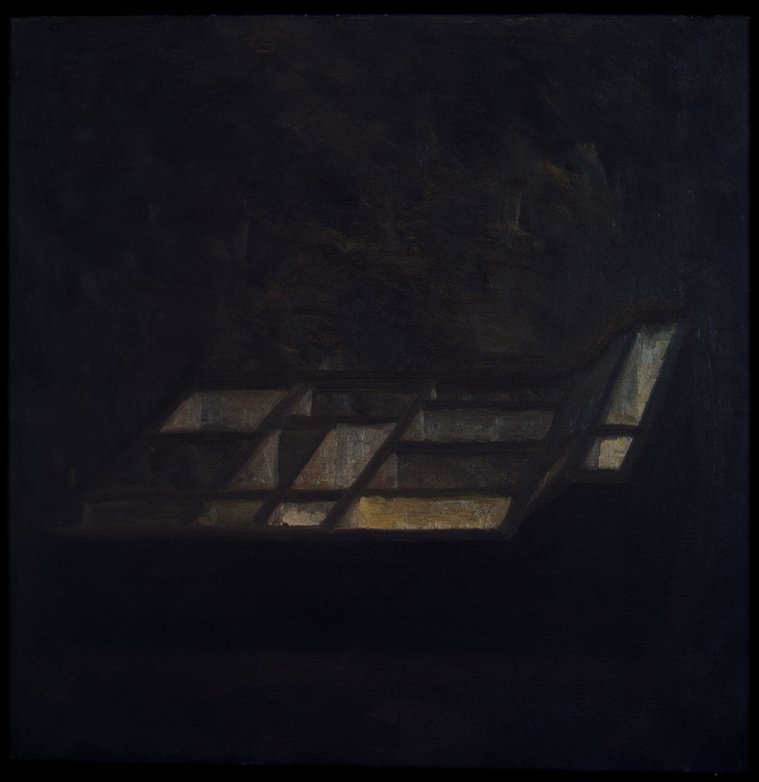 The Box, Oil on canvas, Art work
